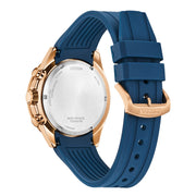 Citizen Endeavor Eco-Drive Chronograph Rose Goldtone with Blue Dial #CA4733-00L