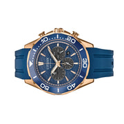 Citizen Endeavor Eco-Drive Chronograph Rose Goldtone with Blue Dial #CA4733-00L