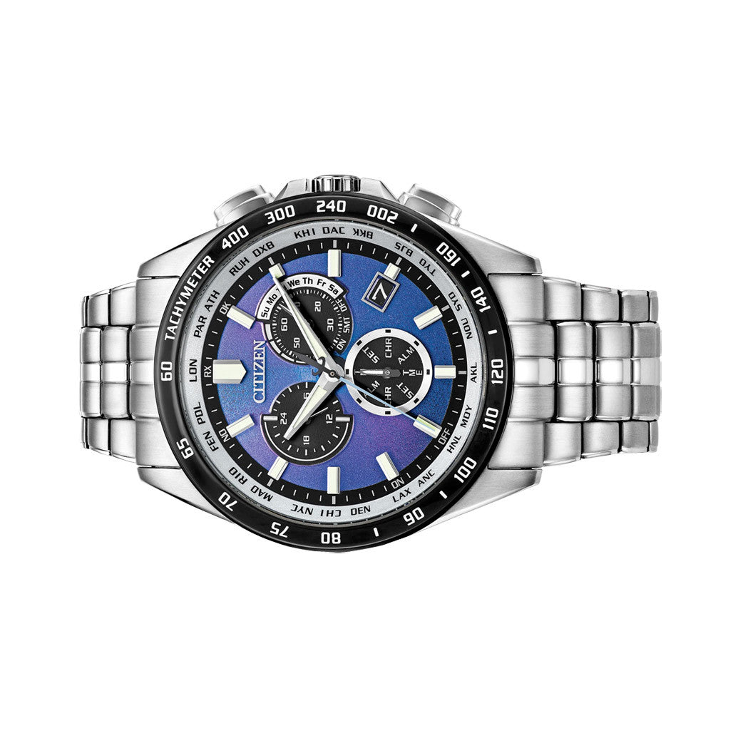 Citizen PCAT Eco-Drive Multifunction Watch with Blue Dial #CB5874