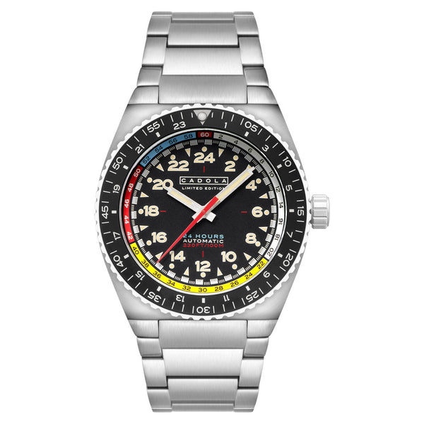 Cadola Dog Leg Automatic with Jet Black Dial #CD-1030-11