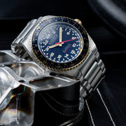 Cadola Dog Leg Automatic with Royal Blue Dial #CD-1030-33