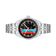 Cadola Pista Automatic Watch with Black Striped Dial #CD-1031-33