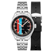 Cadola Pista Automatic Watch with Black Striped Dial #CD-1031-33