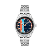 Cadola Pista Automatic Watch with Blue Striped Dial #CD-1031-44