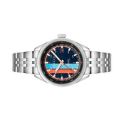 Cadola Pista Automatic Watch with Blue Striped Dial #CD-1031-44