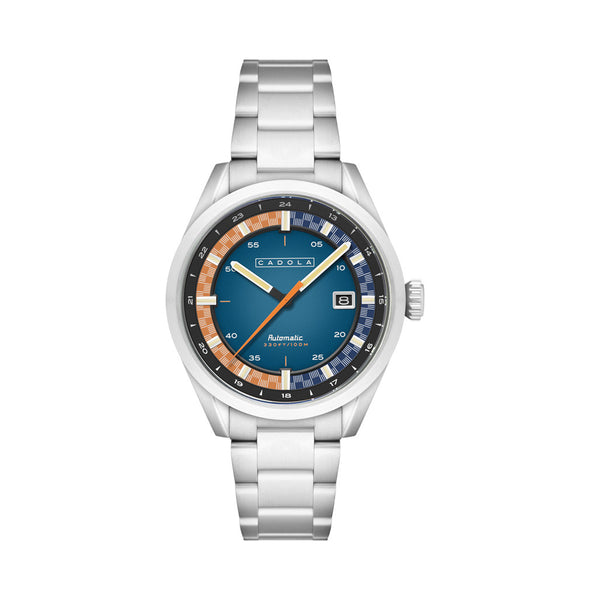 Cadola Paddock Automatic Watch with Navy Blue Dial #CD-1037-22
