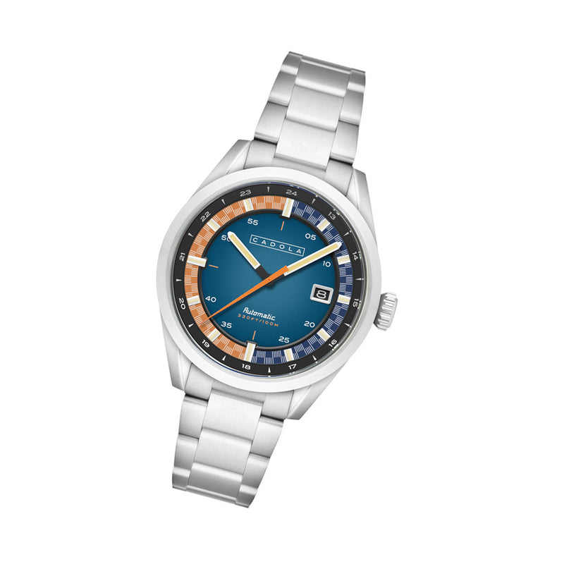 Cadola Paddock Automatic Watch with Navy Blue Dial #CD-1037-22
