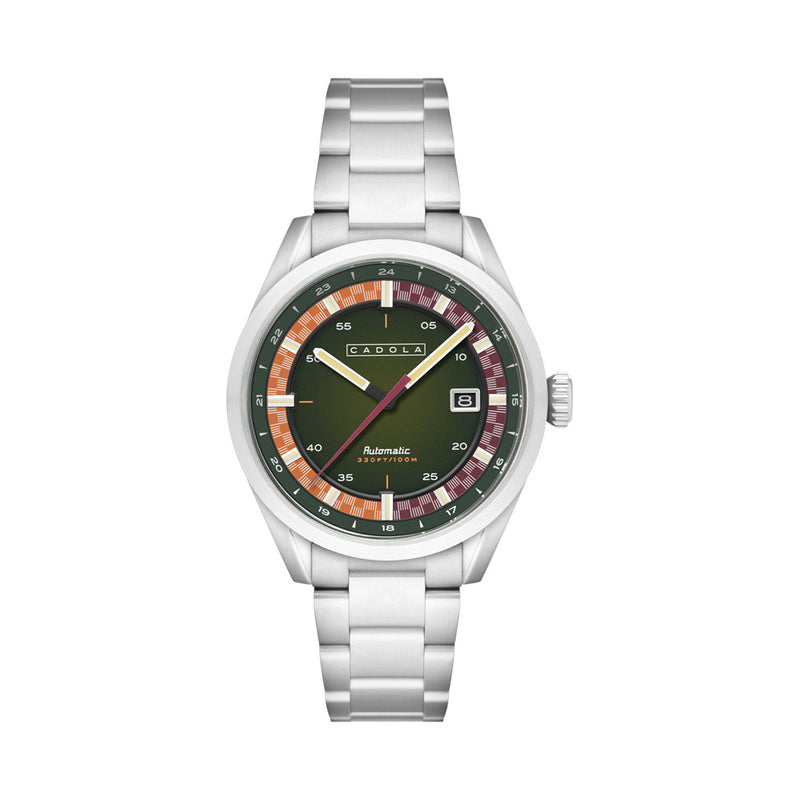 Cadola Paddock Automatic Watch with Pine Green Dial #CD-1037-44
