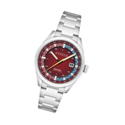 Cadola Paddock Automatic Watch with Deep Red Dial #CD-1037-55