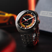 Cadola Giulia Suprema Automatic Watch with Glossy Black Dial #CD-1044-11