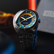 Cadola Giulia Suprema Automatic Watch with Dark Slate Blue Dial #CD-1044-33