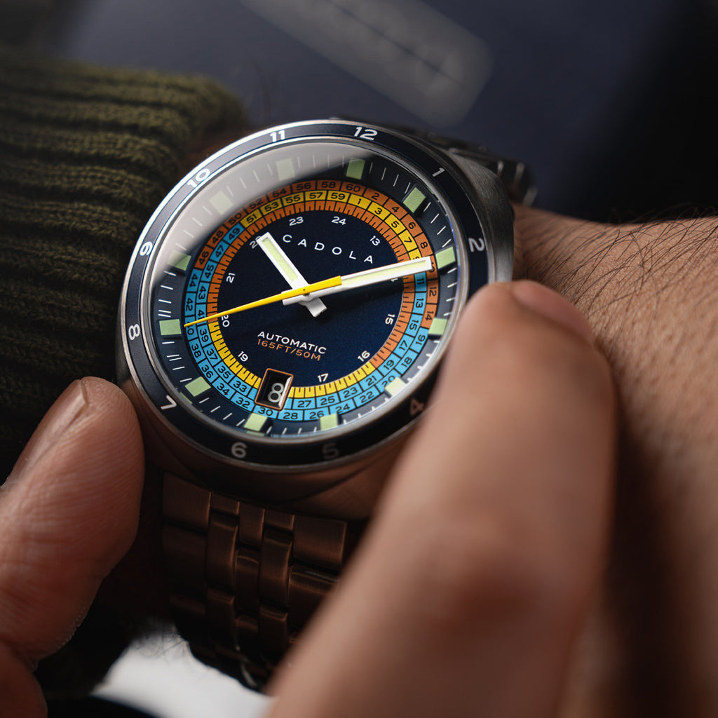 Cadola Giulia Suprema Automatic Watch with Dark Slate Blue  display picture 1