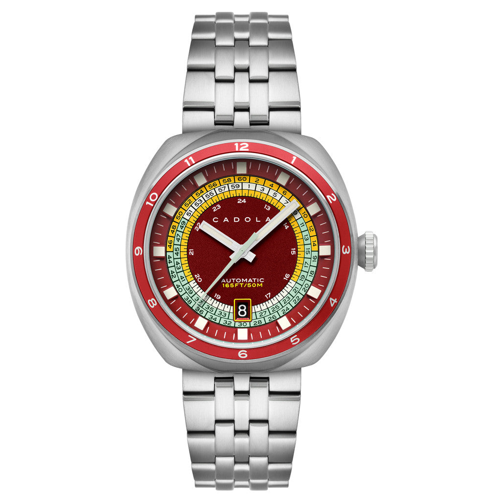 Cadola Giulia Suprema Automatic Watch with Metallic Red Dial #CD