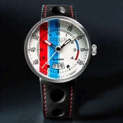 Cadola x Islander RPM Automatic Watch with Red White and Blue Dial #CD-1055-LIW06