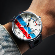 Cadola x Islander RPM Automatic Watch with Red White and Blue Dial #CD-1055-LIW06