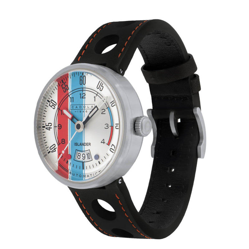 Cadola x Islander RPM Automatic Watch with Red White and Blue Dial #CD-1055-LIW06