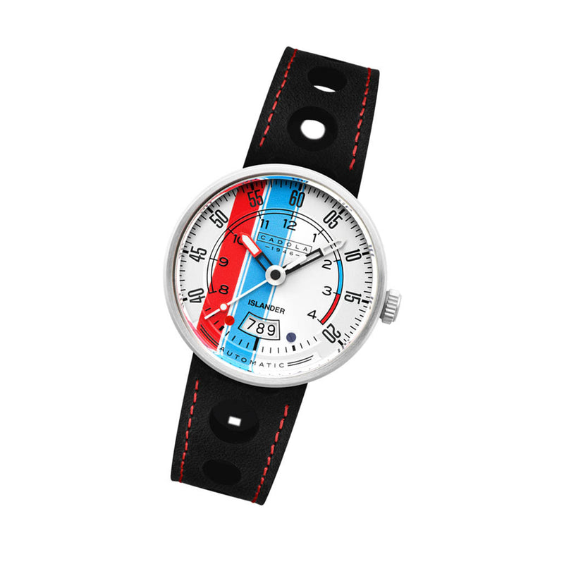 Cadola x Islander RPM Automatic Watch with Red White and Blue Dial #CD-1055-LIW06
