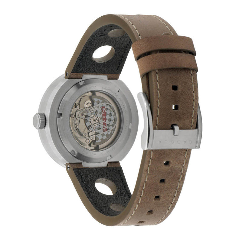 Cadola x Islander RPM Automatic Watch with Blue and Orange Dial #CD-1055-LIW07