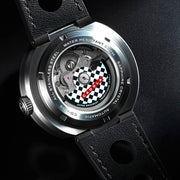Cadola x Islander RPM Automatic Watch with Blue and Orange Dial #CD-1055-LIW07