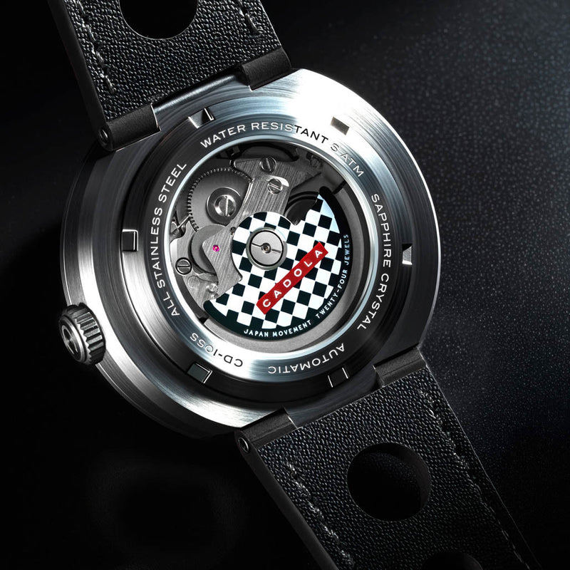 Cadola x Islander RPM Automatic Watch with Blue and Orange Dial #CD-1055-LIW07