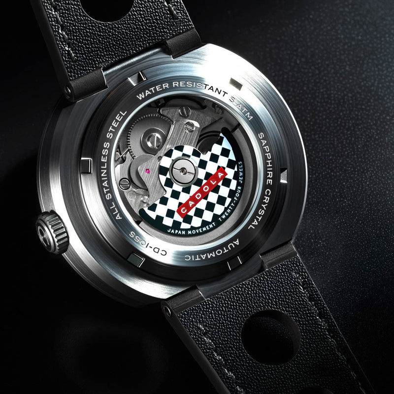 Cadola x Islander RPM Automatic Watch with Red and White Dial #CD-1055-LIW08