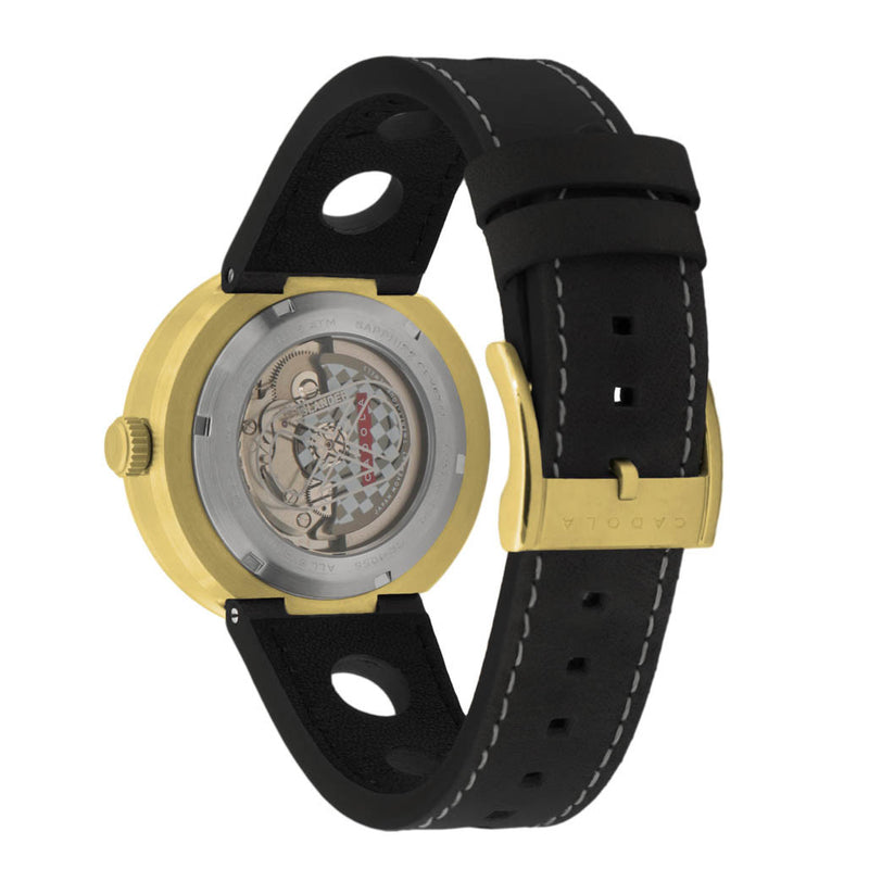 Cadola x Islander RPM Automatic Watch in Black and Gold #CD-1055-LIW09