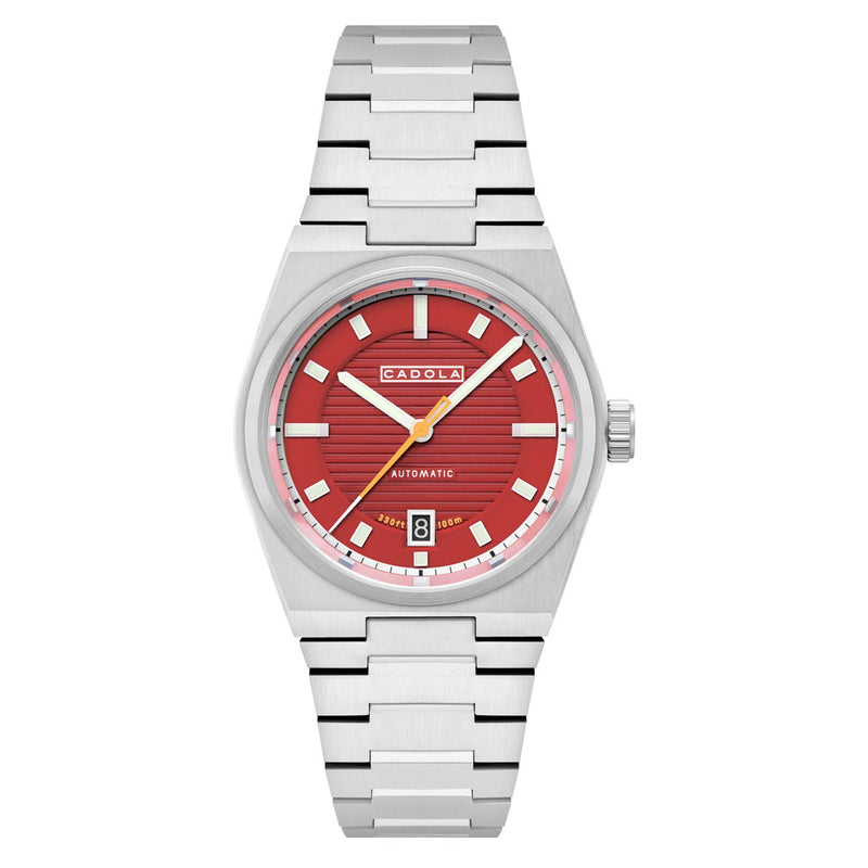 Cadola Lydden Hill Automatic Bumper Red Dial #CD-1056-44