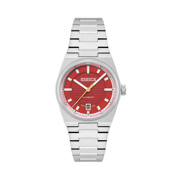 Cadola Lydden Hill Automatic Bumper Red Dial #CD-1056-44