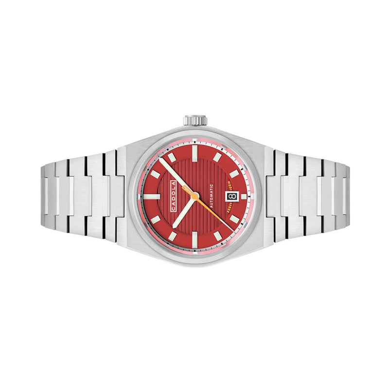 Cadola Lydden Hill Automatic Bumper Red Dial #CD-1056-44