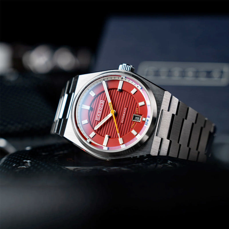 Cadola Lydden Hill Automatic Bumper Red Dial #CD-1056-44