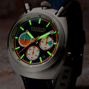 Cadola Testa Di Toro Chronograph in Ignition Blue #CD-1058-02