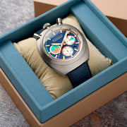 Cadola Testa Di Toro Chronograph in Ignition Blue #CD-1058-02