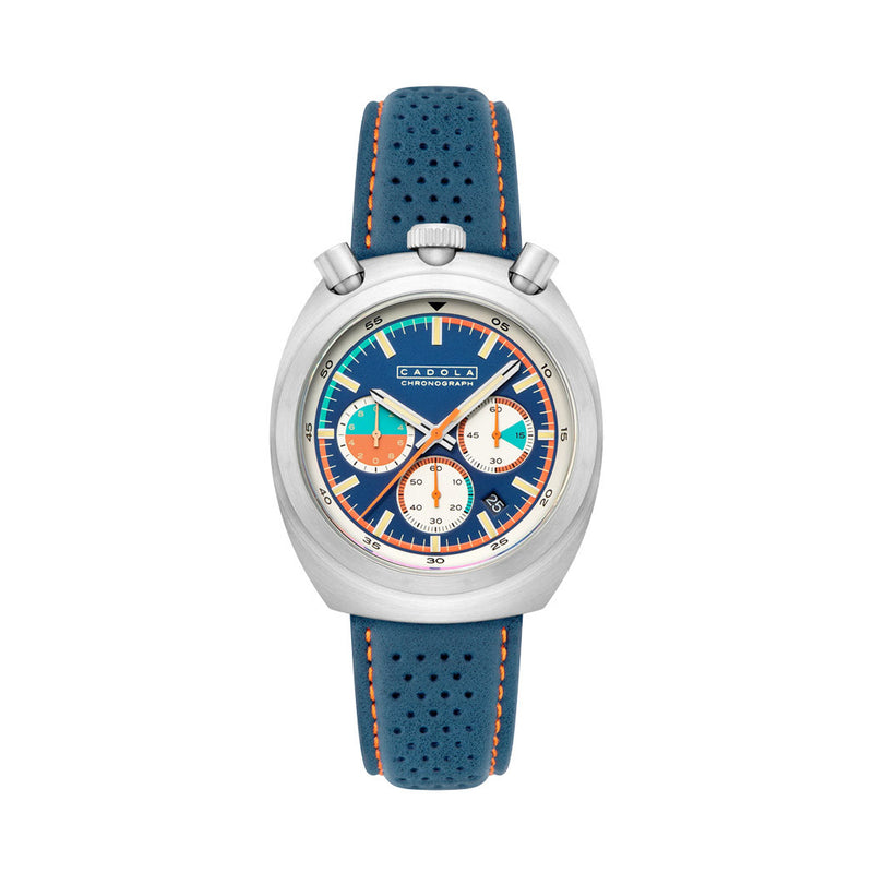 Cadola Testa Di Toro Chronograph in Ignition Blue #CD-1058-02