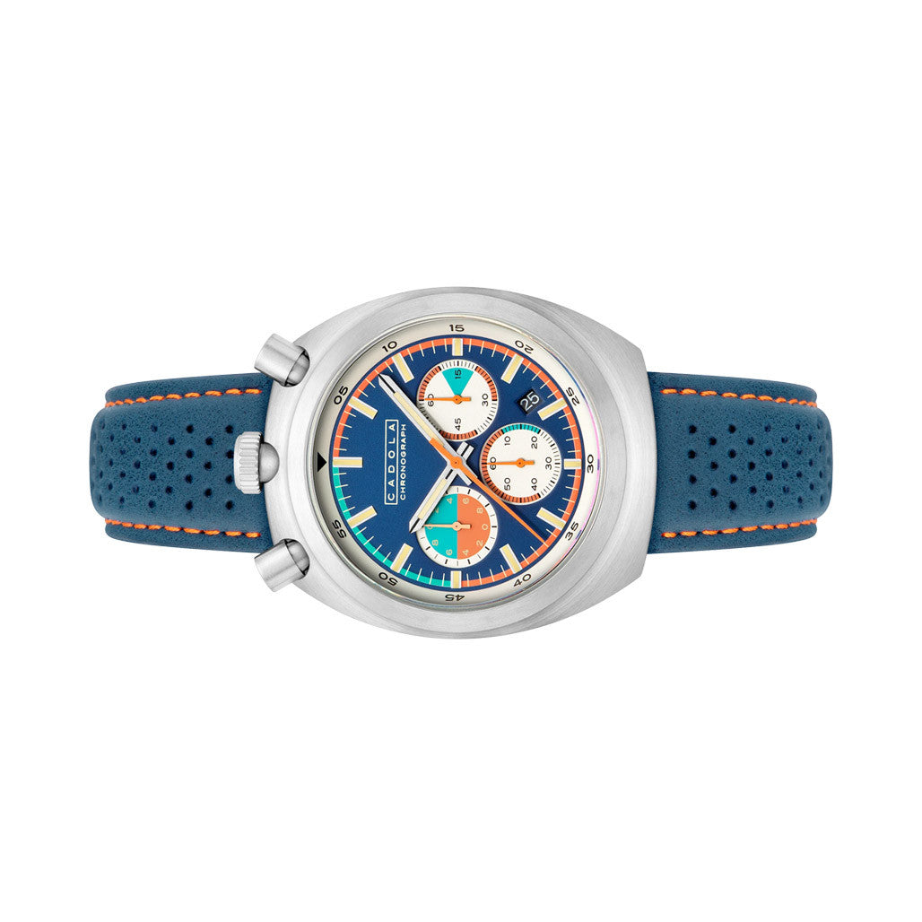 Cadola Testa Di Toro Chronograph in Ignition Blue #CD-1058-02