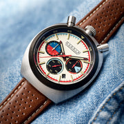 Cadola Testa Di Toro Chronograph in Beige Burnout #CD-1058-04