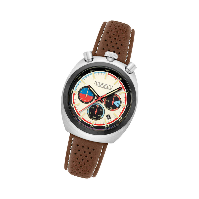 Cadola Testa Di Toro Chronograph in Beige Burnout #CD-1058-04