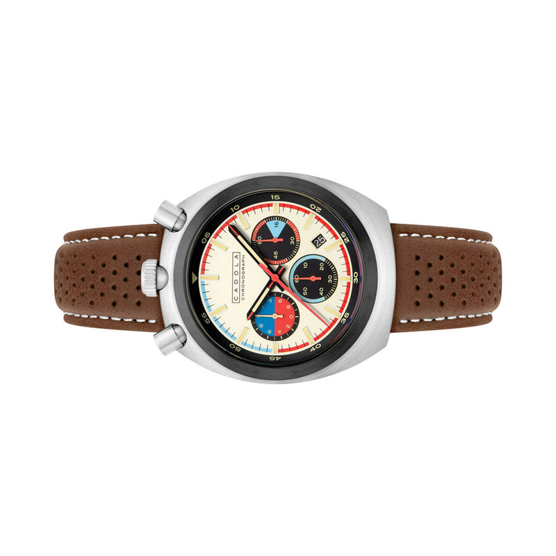Cadola Testa Di Toro Chronograph in Beige Burnout #CD-1058-04