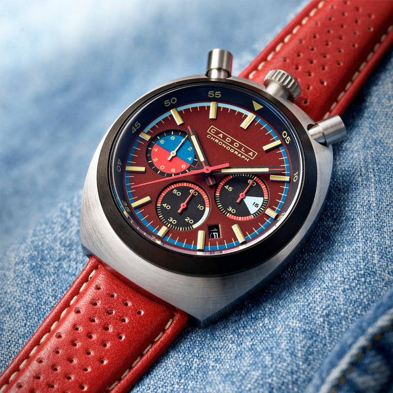 Cadola Testa Di Toro Chronograph in Fireball Red #CD-1058-05