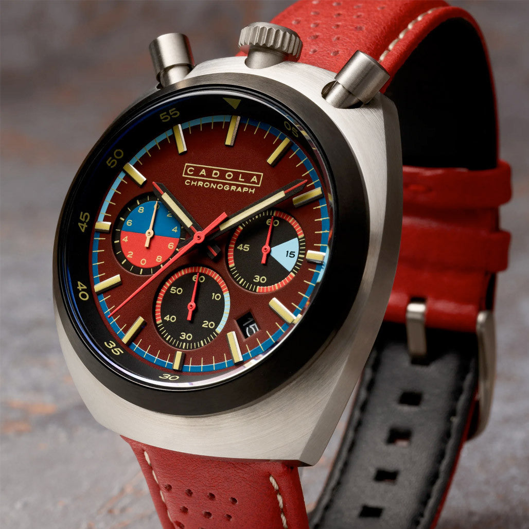 Cadola Testa Di Toro Chronograph in Fireball Red #CD-1058-05