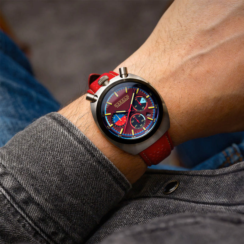 Cadola Testa Di Toro Chronograph in Fireball Red #CD-1058-05