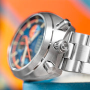 Cadola Testa Di Toro Chronograph in Cobalt Gauge #CD-1058-33