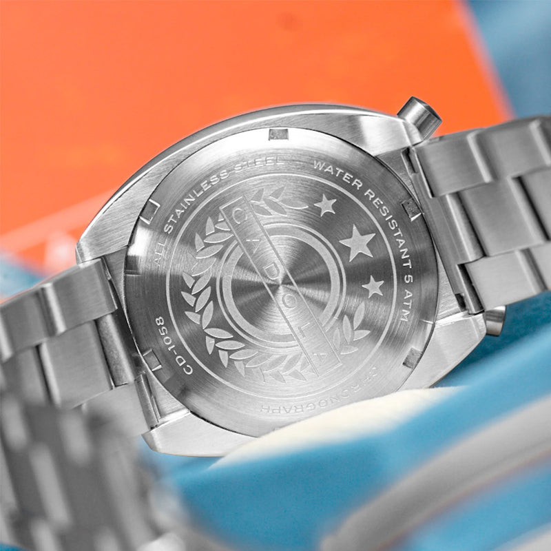 Cadola Testa Di Toro Chronograph in Cobalt Gauge #CD-1058-33