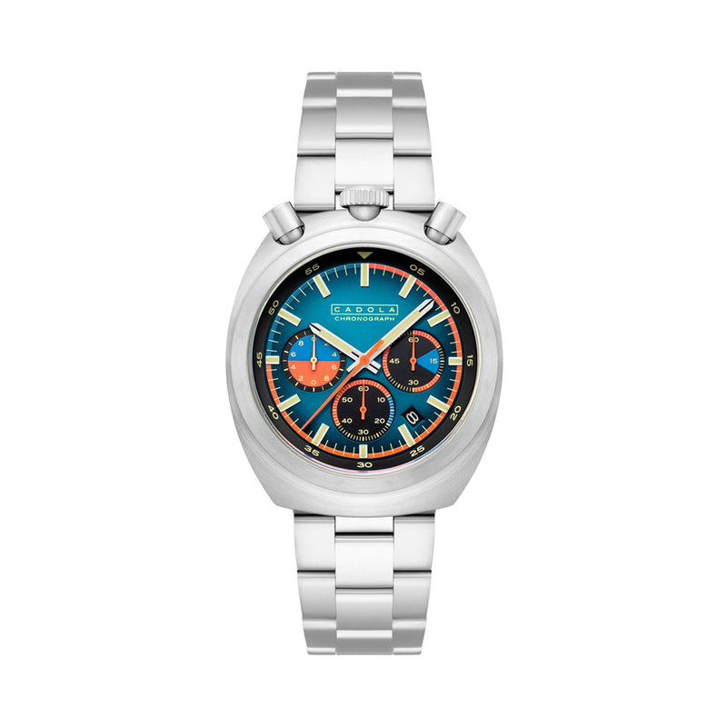Cadola Testa Di Toro Chronograph in Cobalt Gauge #CD-1058-33