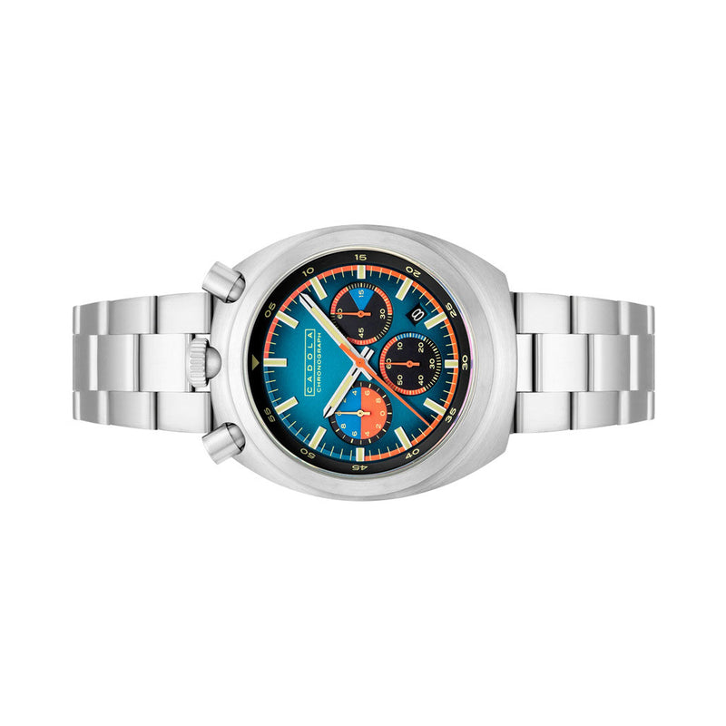 Cadola Testa Di Toro Chronograph in Cobalt Gauge #CD-1058-33