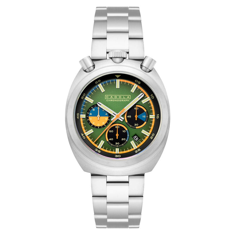 Cadola Testa Di Toro Chronograph in Pine Racer #CD-1058-44