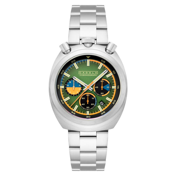 Cadola Testa Di Toro Chronograph in Pine Racer #CD-1058-44