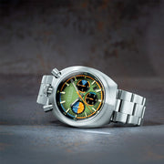 Cadola Testa Di Toro Chronograph in Pine Racer #CD-1058-44