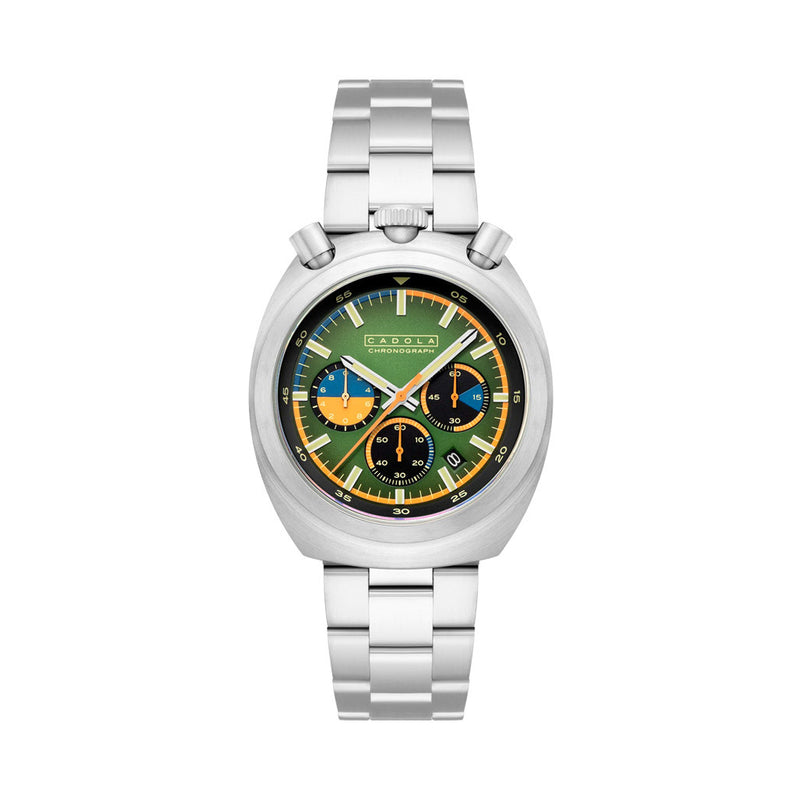 Cadola Testa Di Toro Chronograph in Pine Racer #CD-1058-44