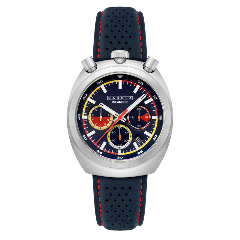 Cadola x Islander Testa Di Toro Chronograph in Marina Spark #CD-1058-LIW0B