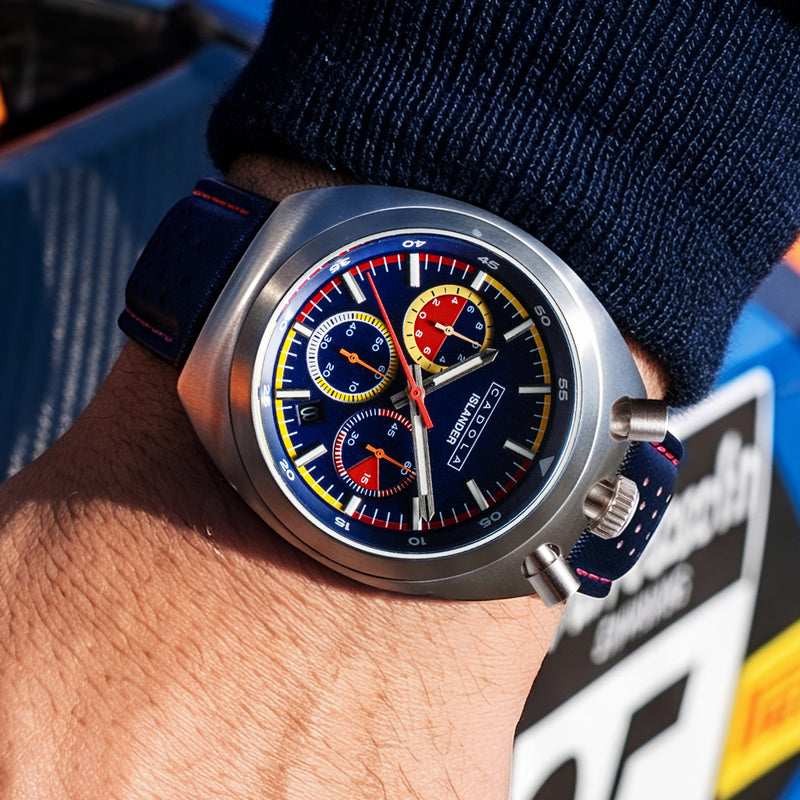 Cadola x Islander Testa Di Toro Chronograph in Marina Spark #CD-1058-LIW0B